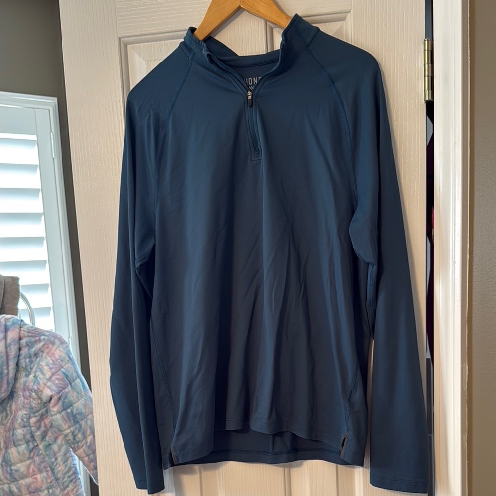 Rhone Blue Quarter-Zip Pullover - image 1